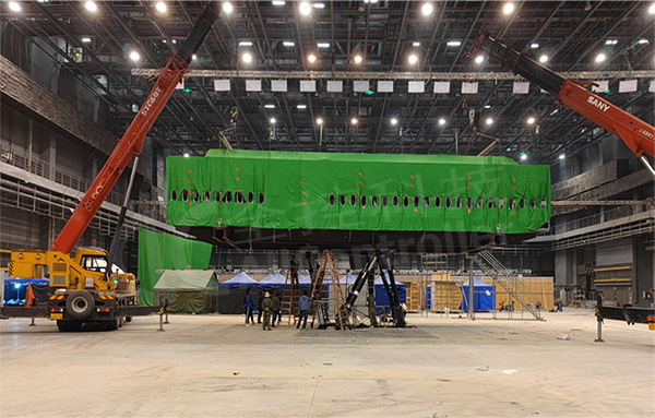 30-ton payload flight simulation motion system